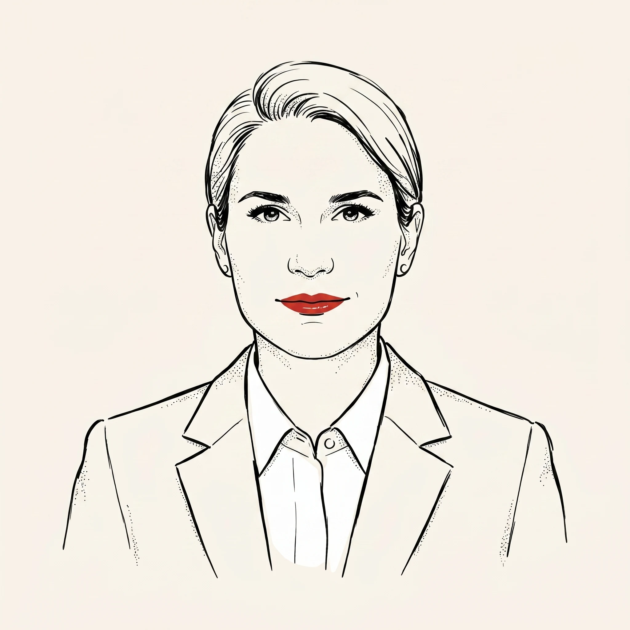 Illustrated portrait of Nicole Bohne